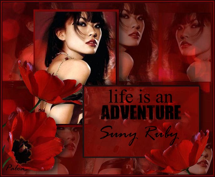 Suny-Ruby-Life-Is-An-Adventure-Red