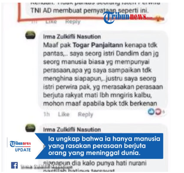 Postingan Irma Zulkifli Nasution
