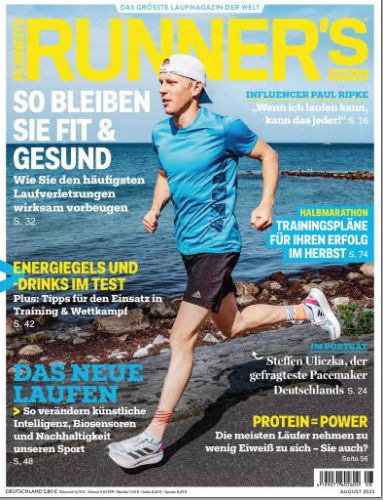 Cover: Runners World Magazin No 08 August 2023