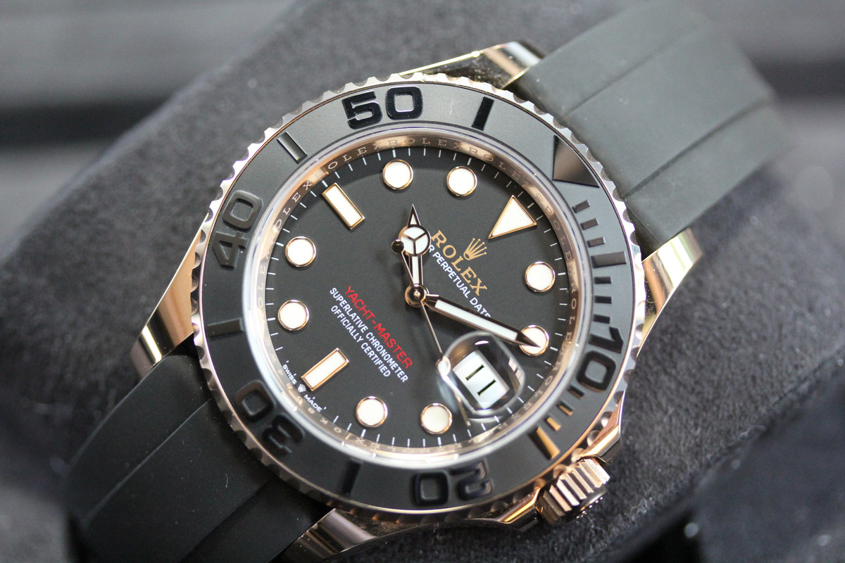 Rolex Yachtmaster - Rose Gold - 126655 - Glidelock - Full Set