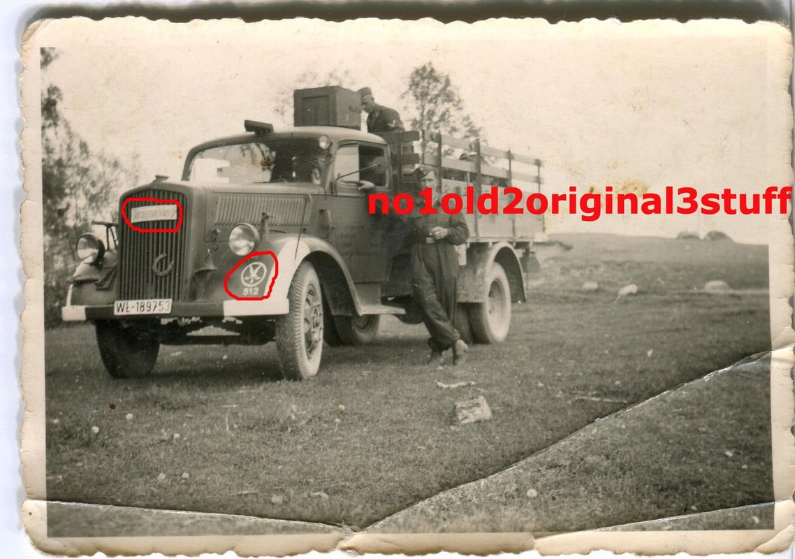 Foto LKW einer LW Spezialeinheit STÖRUNGSSUCHDIE