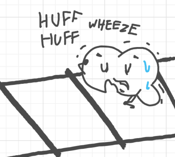A panel from The Prime Number Few, episode eight of the Board Boards object show by Furretwalk/WalkingFurret.