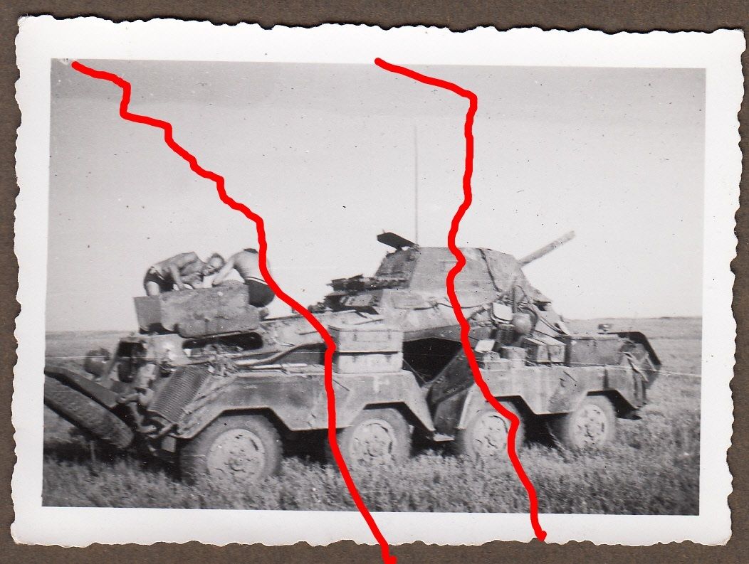 8-Rad Panzer Spähwagen Afrika - Tropen