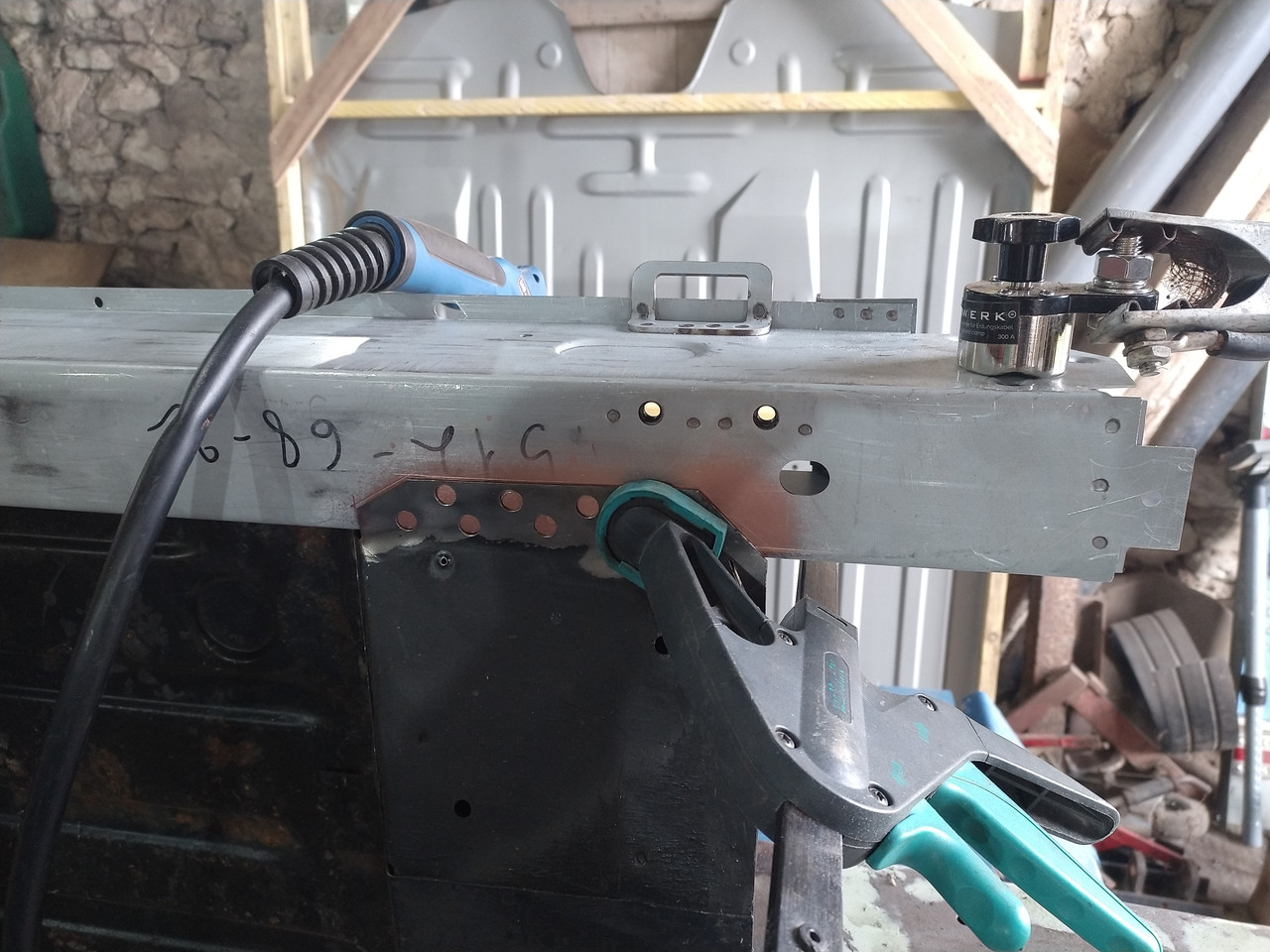 soudure sur la tranche