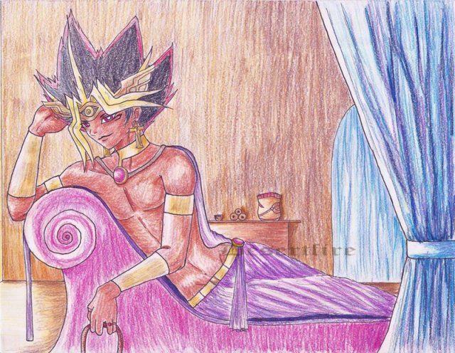 Hình vẽ Atemu (Yami Yugi) bộ YugiOh (vua trò chơi) - Page 3 1_Atemp_294