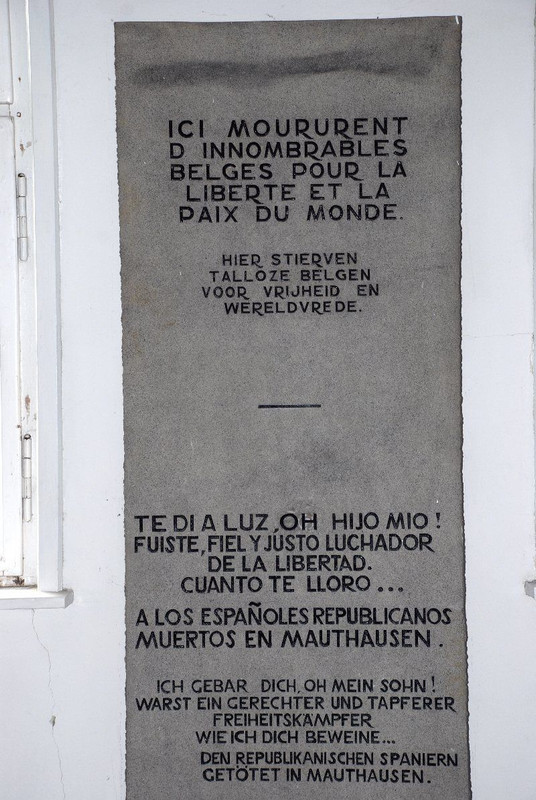 Inscripción conmemorativa - Mauthausen-Gusen