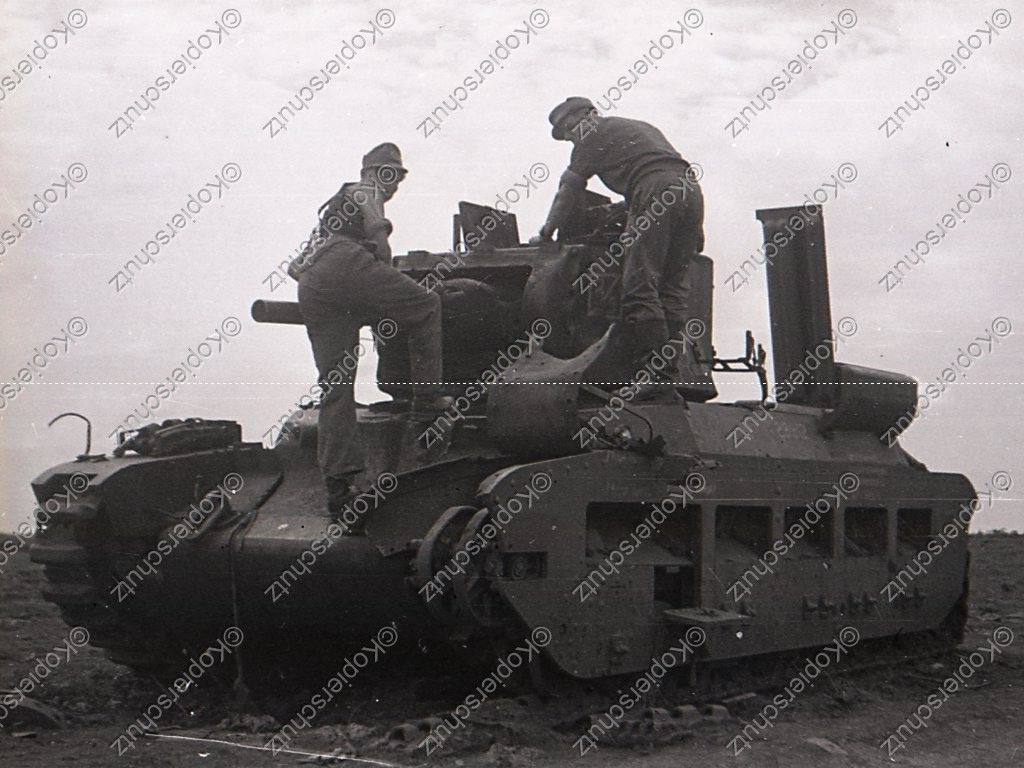 zerstörter Panzer Matilda, Lend-Lease, Russland,