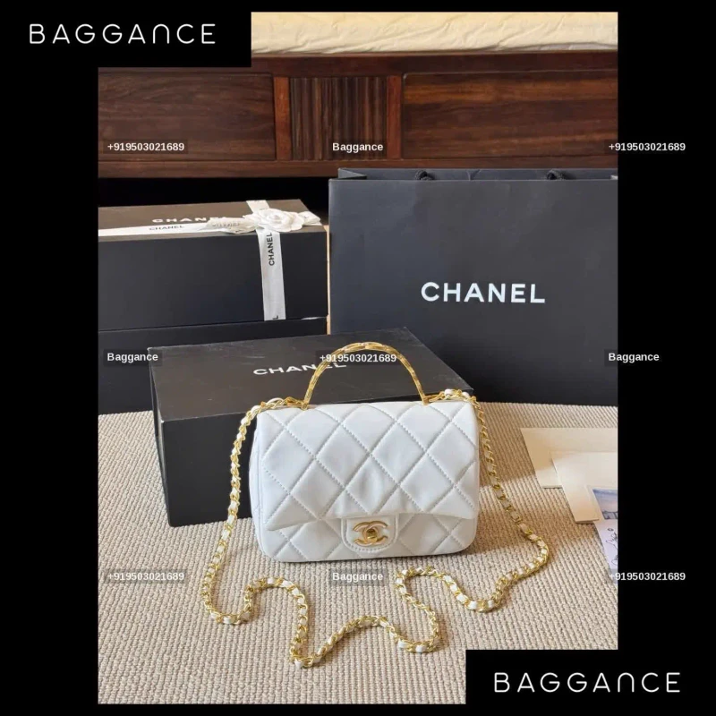 Vintage Chanel CF Tote Bag – Classic Quilted Shopper | Ref: EVCHFW-070 | 20cm