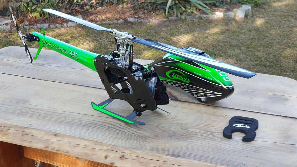 SAB Goblin 380 Green Carbon Kit s (3)