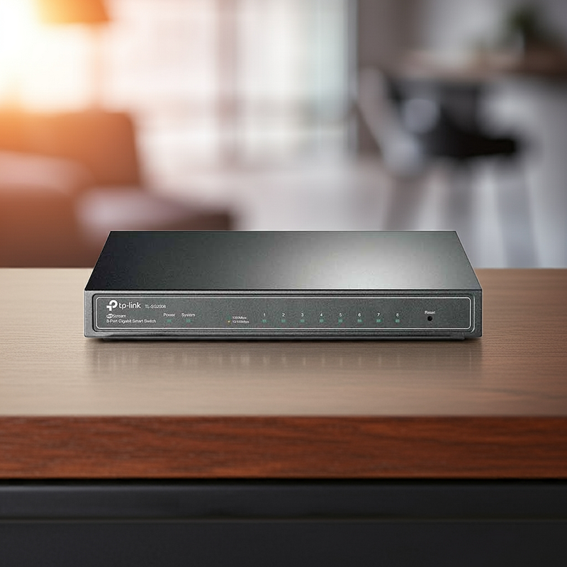 Conexões traseiras do Switch TL-SG1024DE