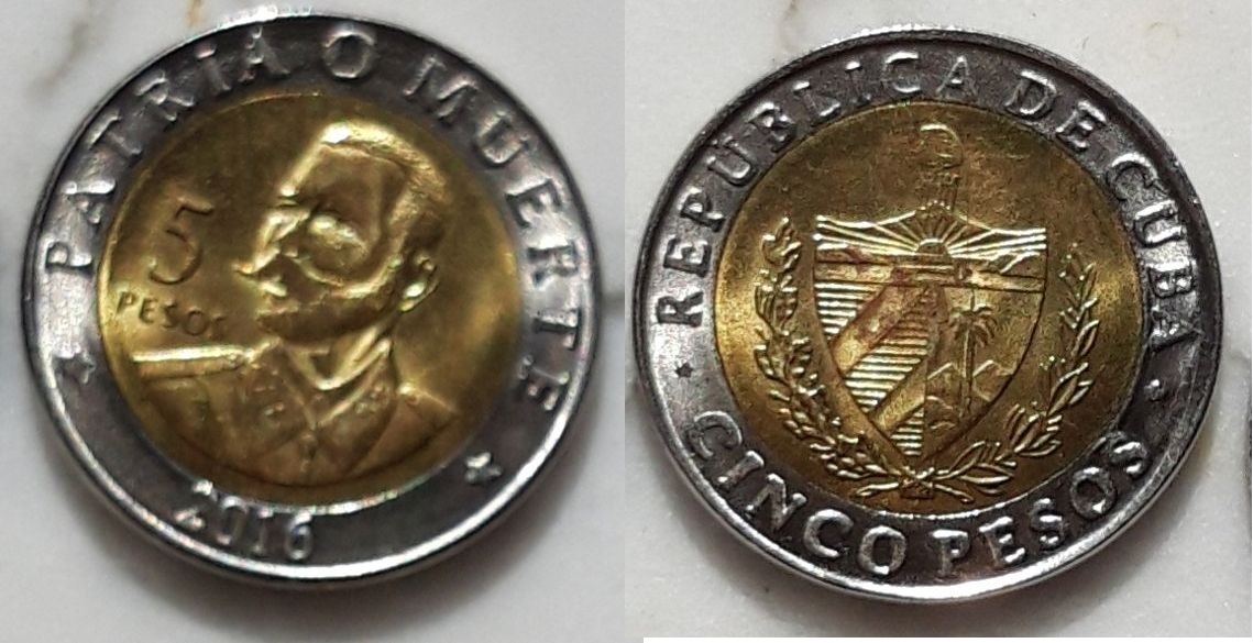 5 Pesos de Cuba. 2016 5-p-cuba