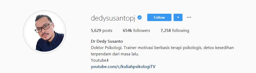 Profil Dedy Susanto PJ