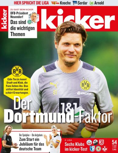 Cover: Kicker Sportmagazin No 54 vom 04  Juli 2022
