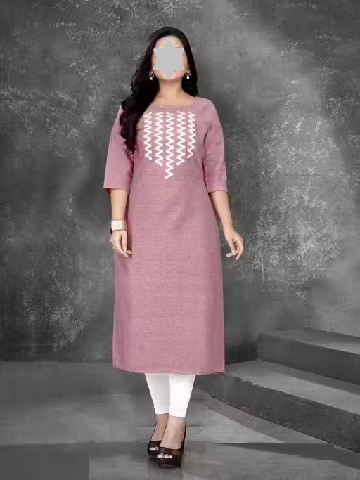 Kashvi Refined Plus Size Cotton Kurtis Color 2 (KS160)
