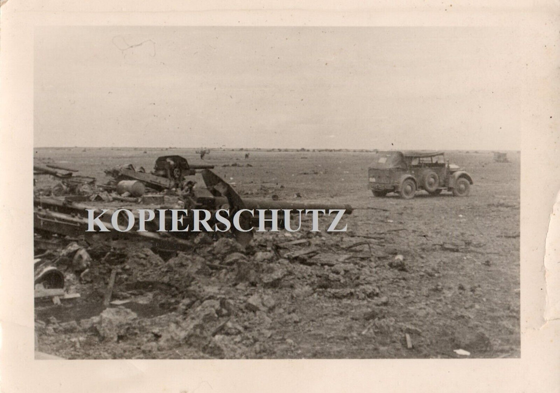 Russland 1941 Schlachtfeld Technik Geschütz Kanone Mörser