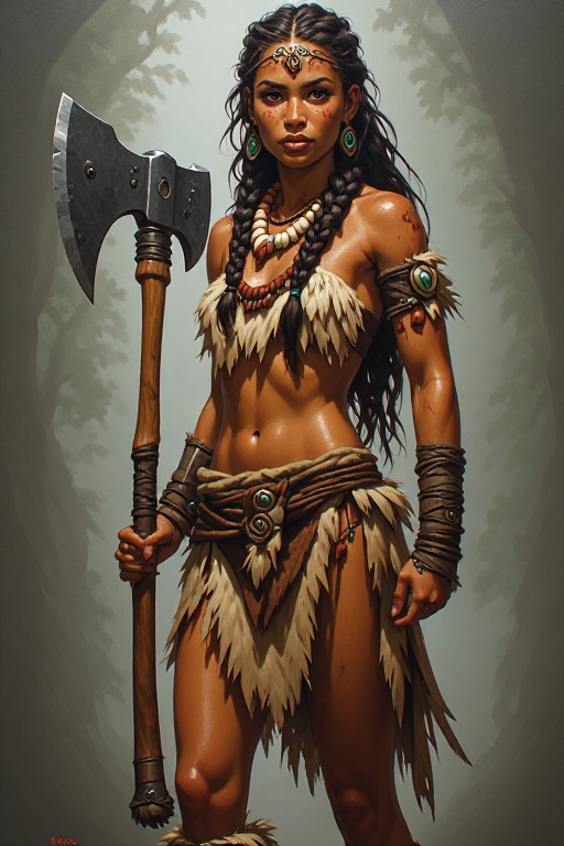 naked-polynesian-girl-warrior-(43)