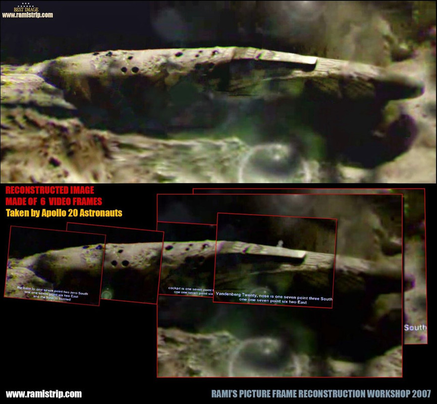 ufo anomalie fotografate luna