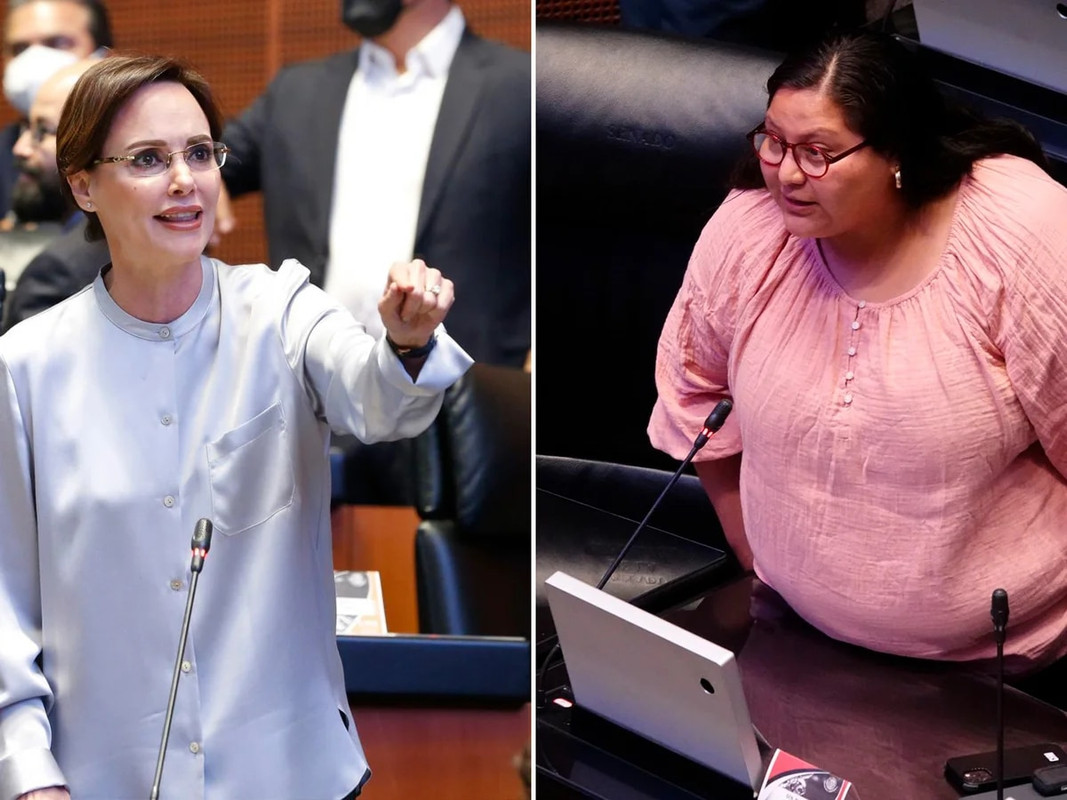 Lilly Téllez llama lambiscona y cobarde a senadora de Morena