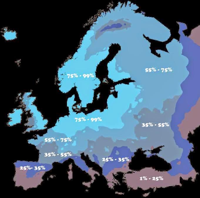 Blue Eyes Map Of Europe