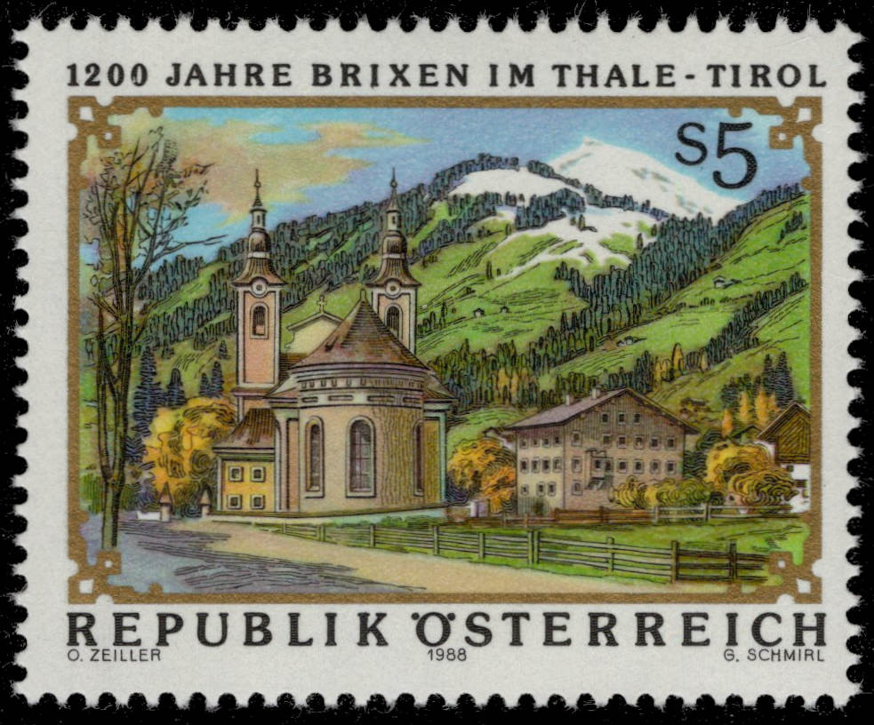 AUSTRIA 1437 - Brixen-im-Thale 1200th Anniversary (pc45393)