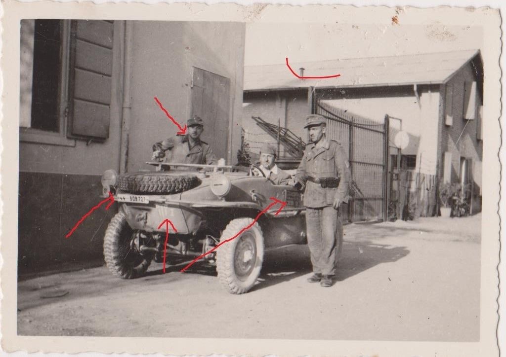 Foto XX Schwimmwagen KDF VW Typ 166 Kübel Schwim