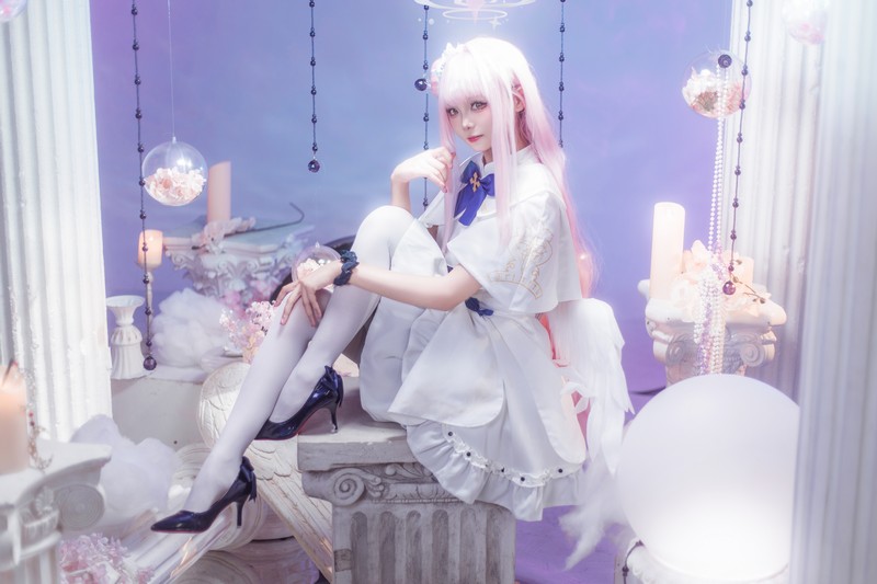 艾西Aiwest 碧蓝档案圣园未花Cosplay写真图集 高清美图合集 40P (415.8M)插图9