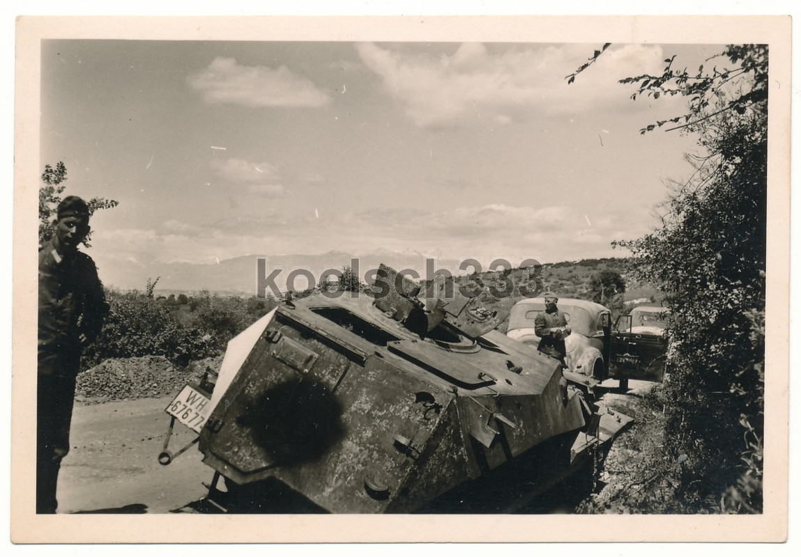 Schützenpanzer Wrack Kfz Kennzeichen WH Panzer S