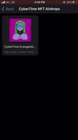 Cybertime NFT