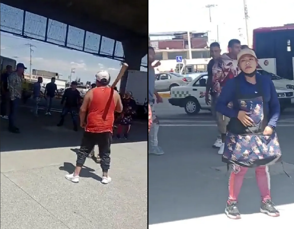 Riña deja a un comerciante apuñalado en estación del Tren Interurbano: video