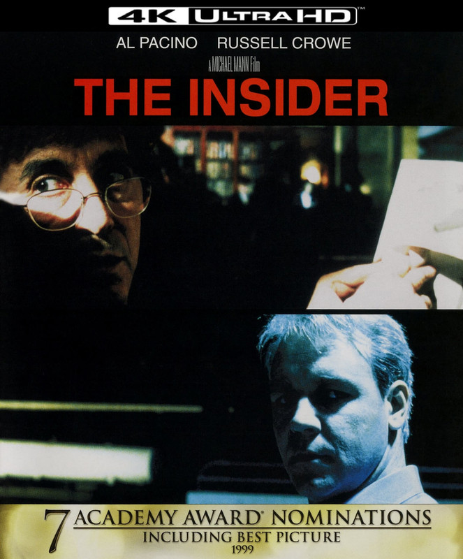 The Insider - Dietro la verità (1999) UHD 2160p HDR (Upscale - Regrade) ITA AC3 ENG DTS-HD MA