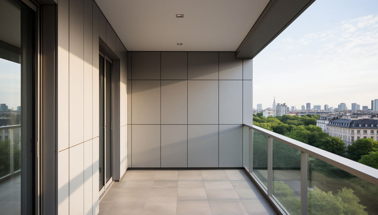 Обшивка лоджий и балконов сайдингом