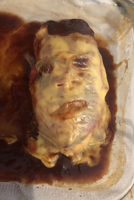 Hidangan hunter chicken.