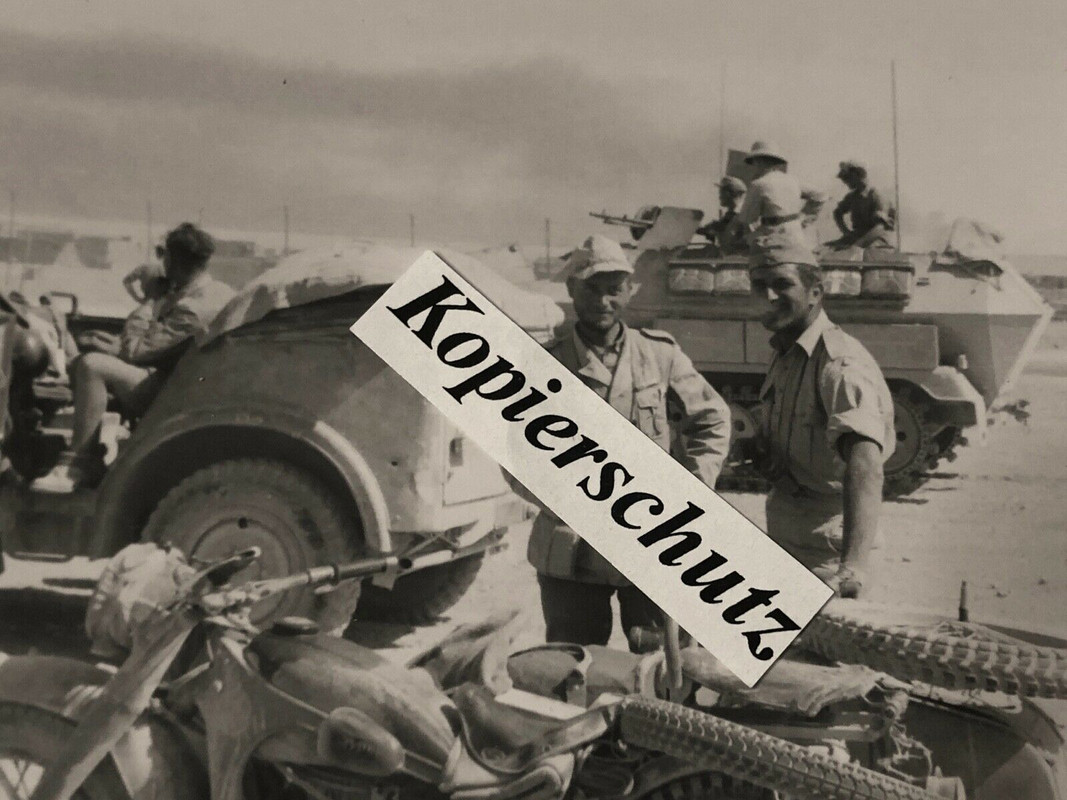 Beiwagenkrad Wehrmacht DAK Afrikakorps Einheitskübel SdKfz 251 T