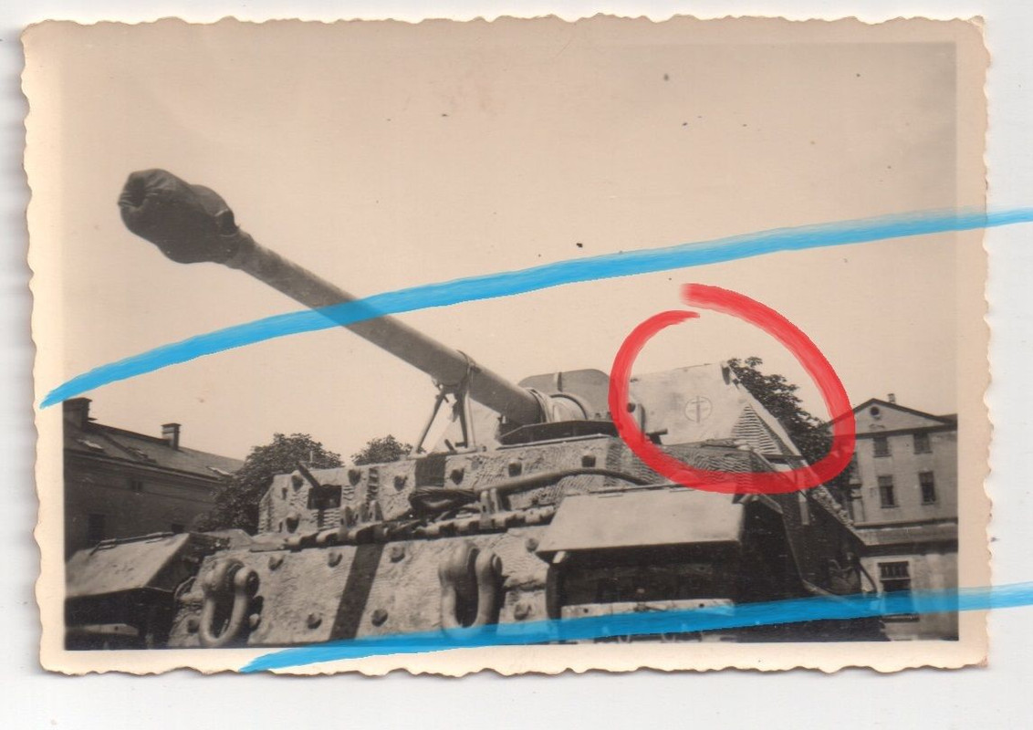 Orig foto. Panzer Tank Panzerjäger Ferdinand Ele