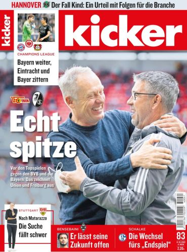 Cover: Kicker Sportmagazin No 83 vom 13  Oktober 2022