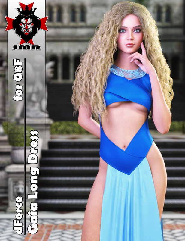 JMR dForce Gaia Long Dress for G8F JMR dForce Gaia Long Dress for G8F