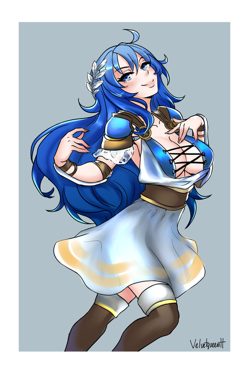 Dressed up as Sophitia from Soul Caliber