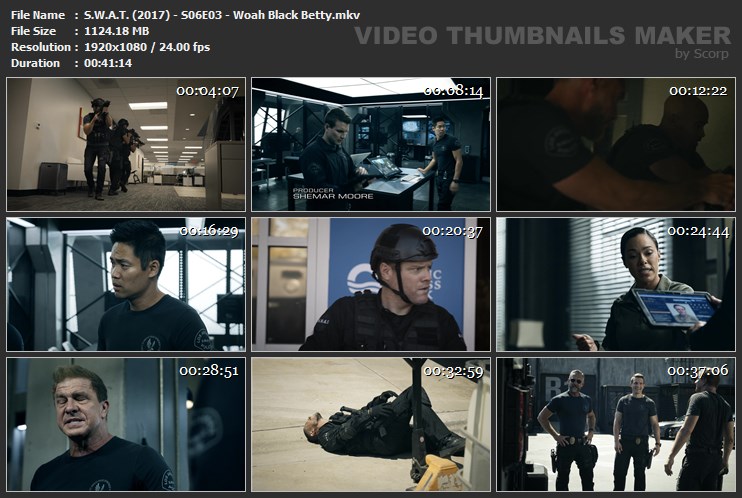 S.W.A.T. (2017) - S06E03 - Woah Black Betty.mkv