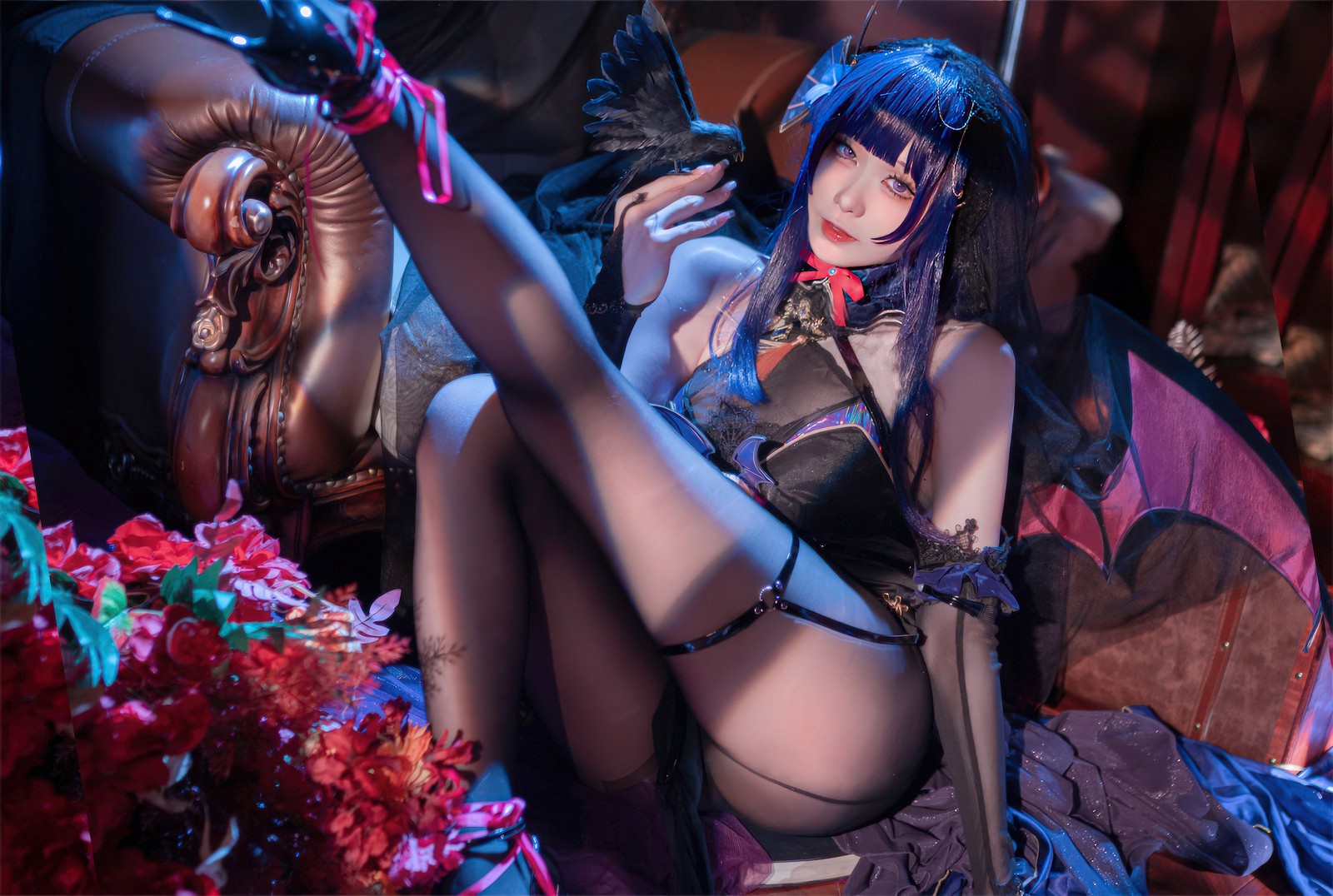 安食Ajiki 原神雷电将军魅魔写真集 – 高质量COS & 二次元美女 [35P-259M]插图5