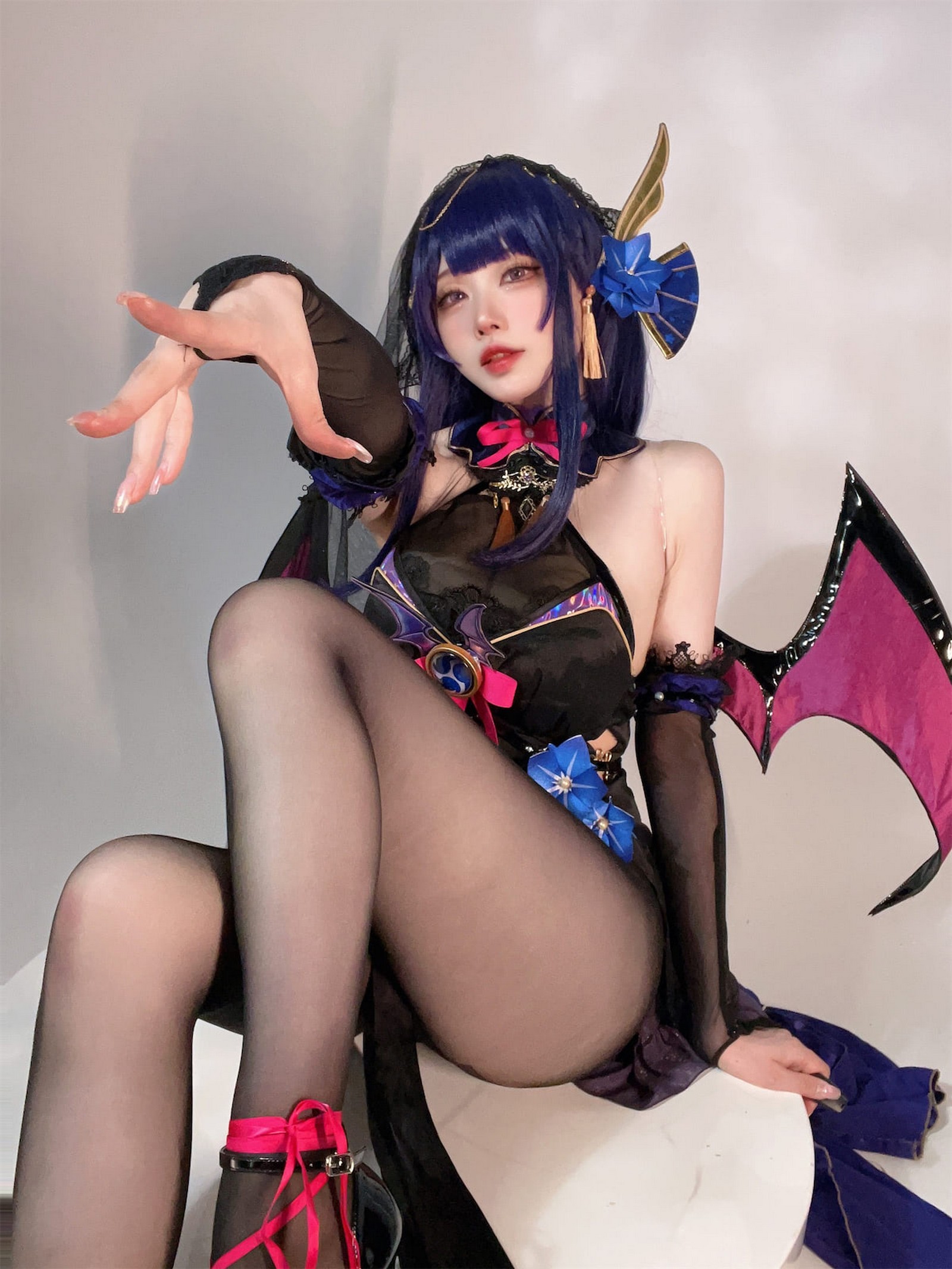 安食Ajiki 原神雷电将军魅魔写真集 – 高质量COS & 二次元美女 [35P-259M]插图6