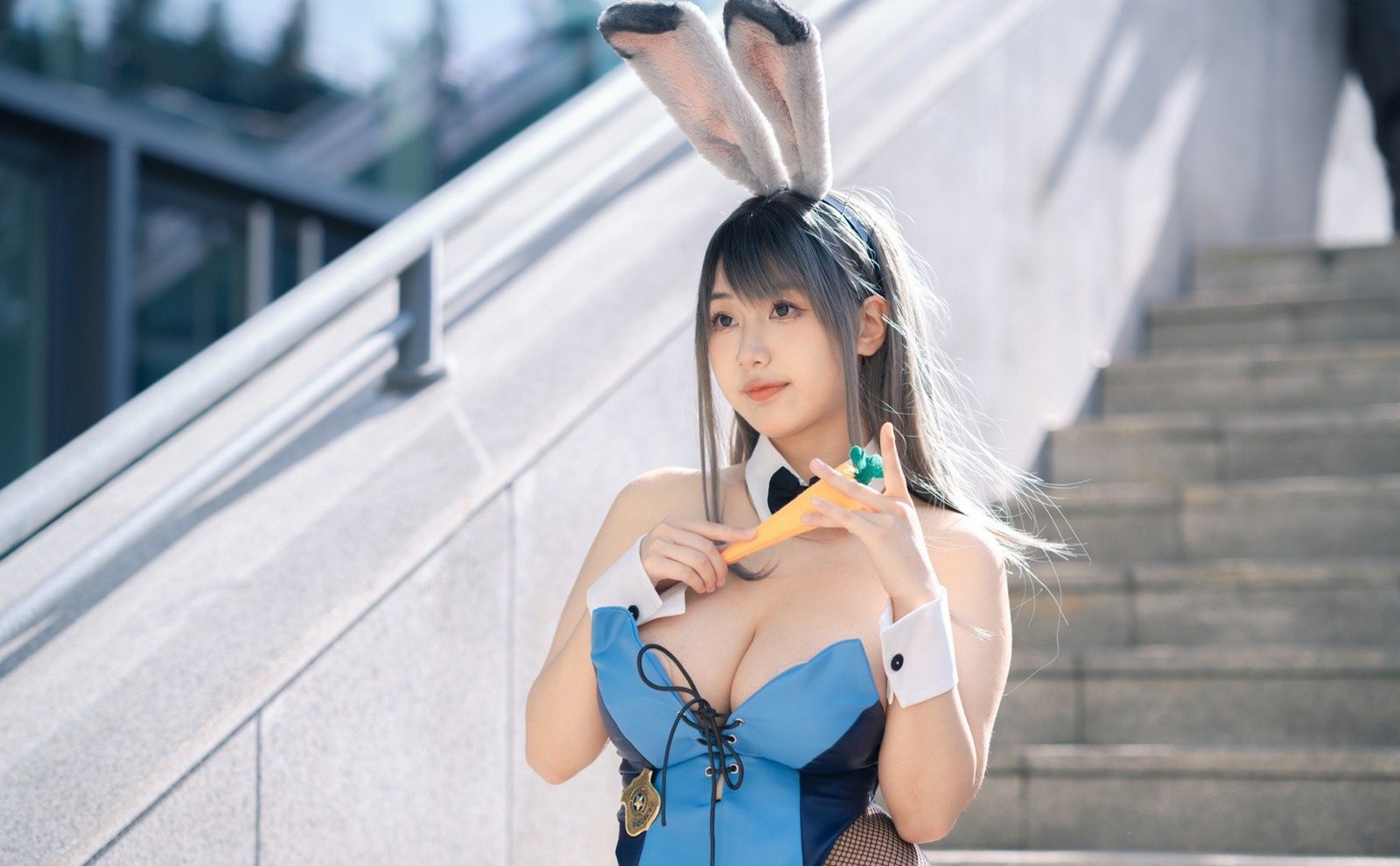 浅安安 成都漫展 兔女郎 写真集 – 漫展COS 高清图 [9P3V-23MB]插图7