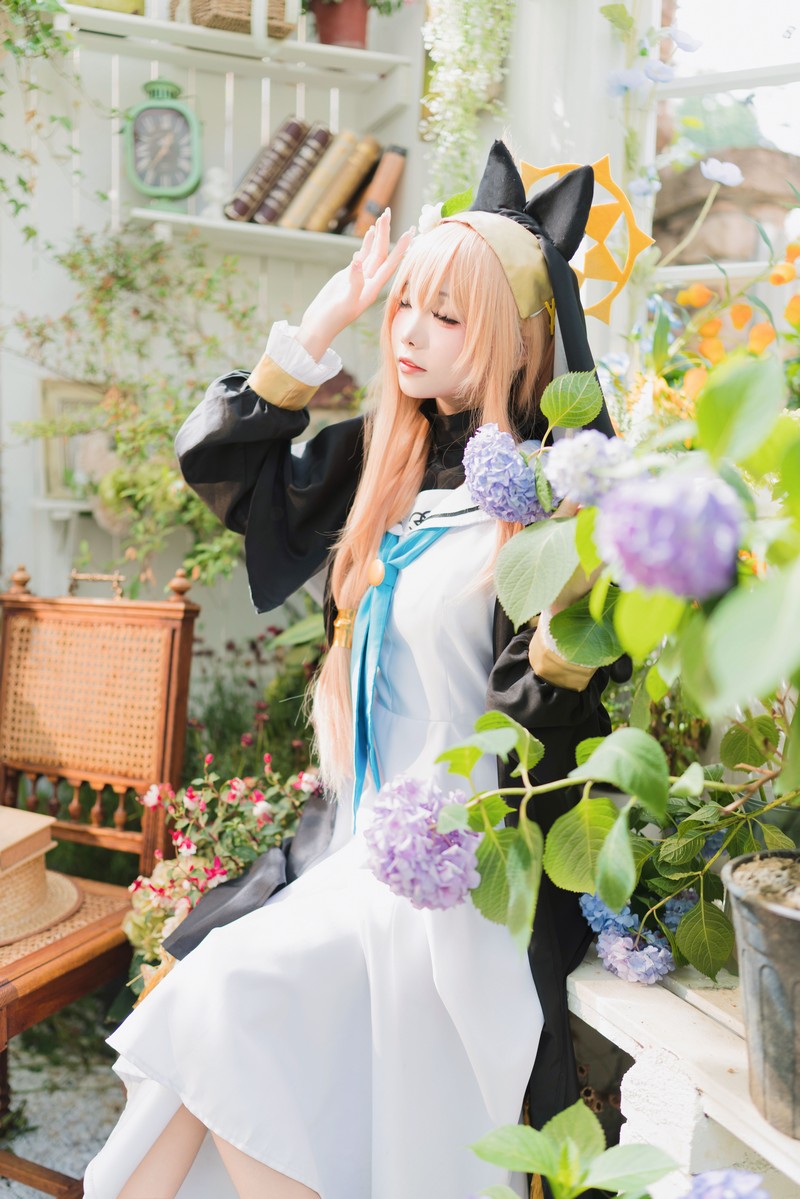 艾西Aiwest 碧蓝档案伊落玛丽修女Cosplay写真图集 修女主题高清图集 33P (98.4M)插图6