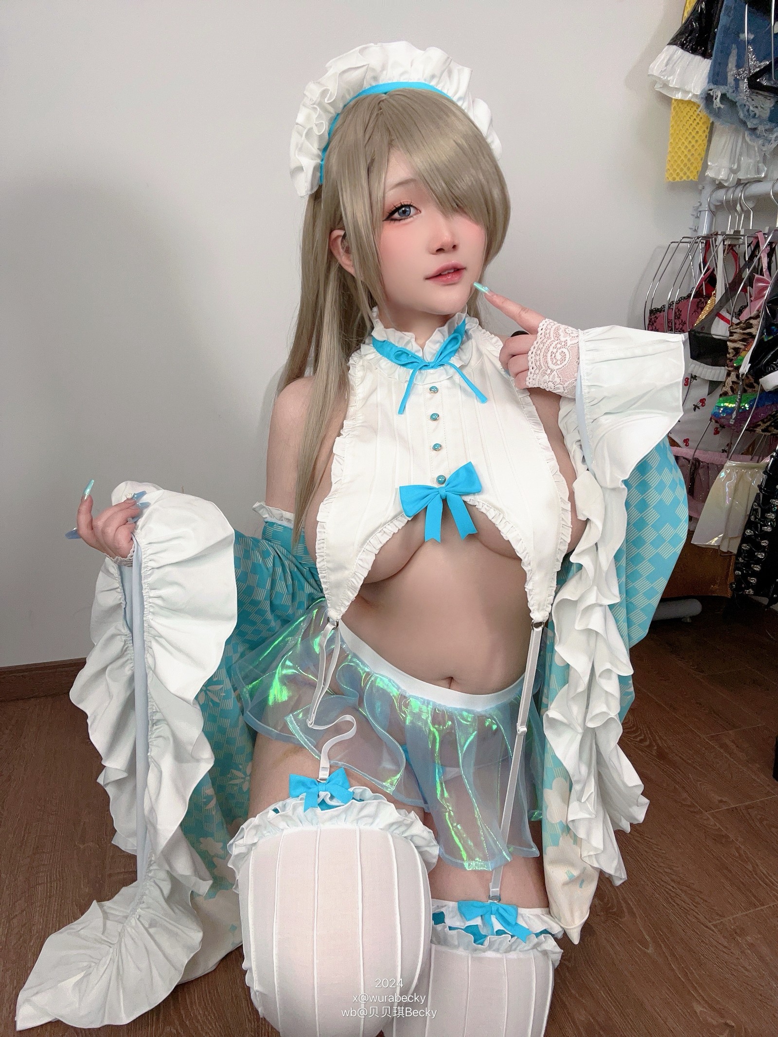 贝贝琪 Becky 明日奈 同人 Cosplay 写真集｜高清角色摄影（42P｜90MB）插图3