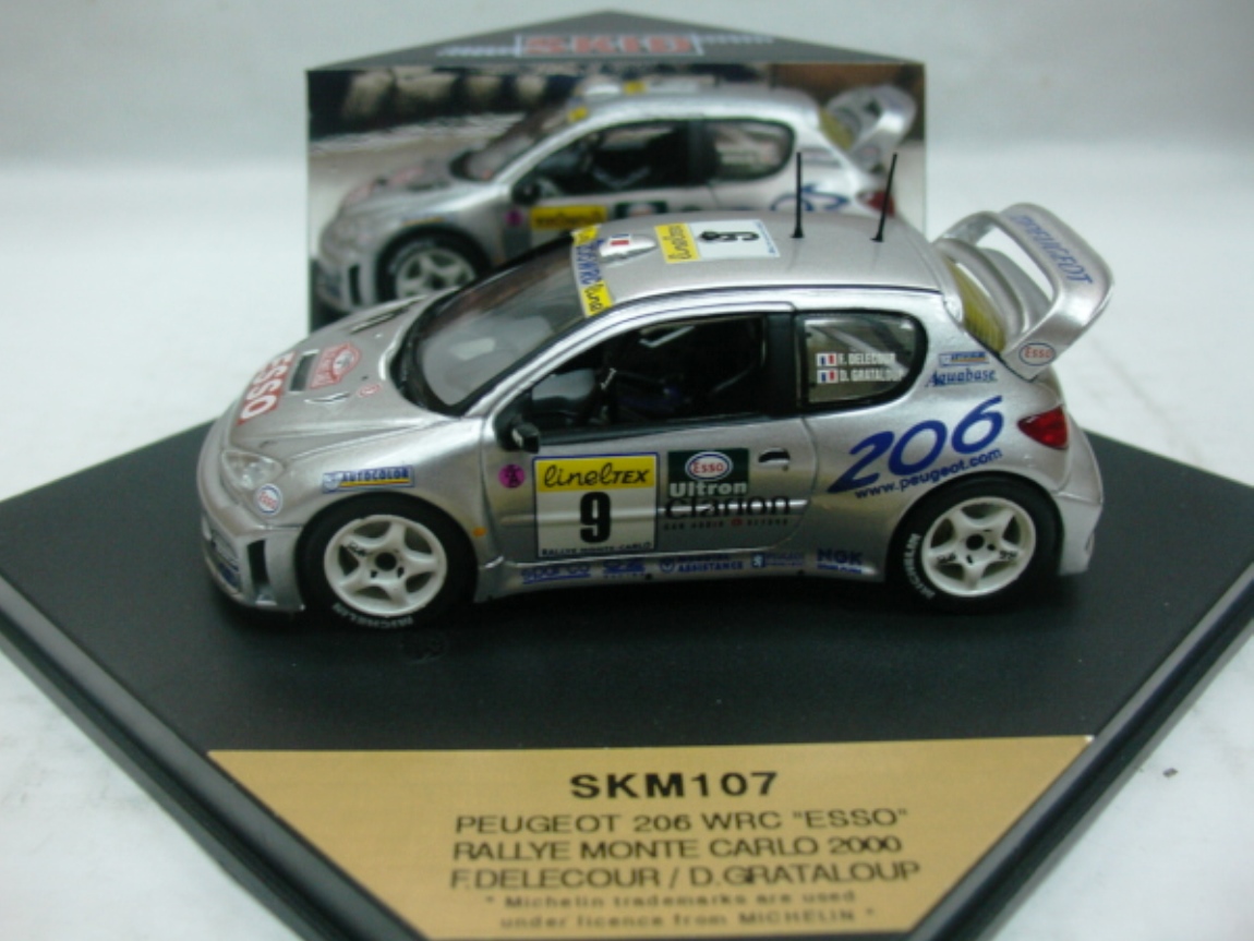 WOW EXTREMELY RARE Peugeot 206 WRC Delecour Monte Carlo 2000