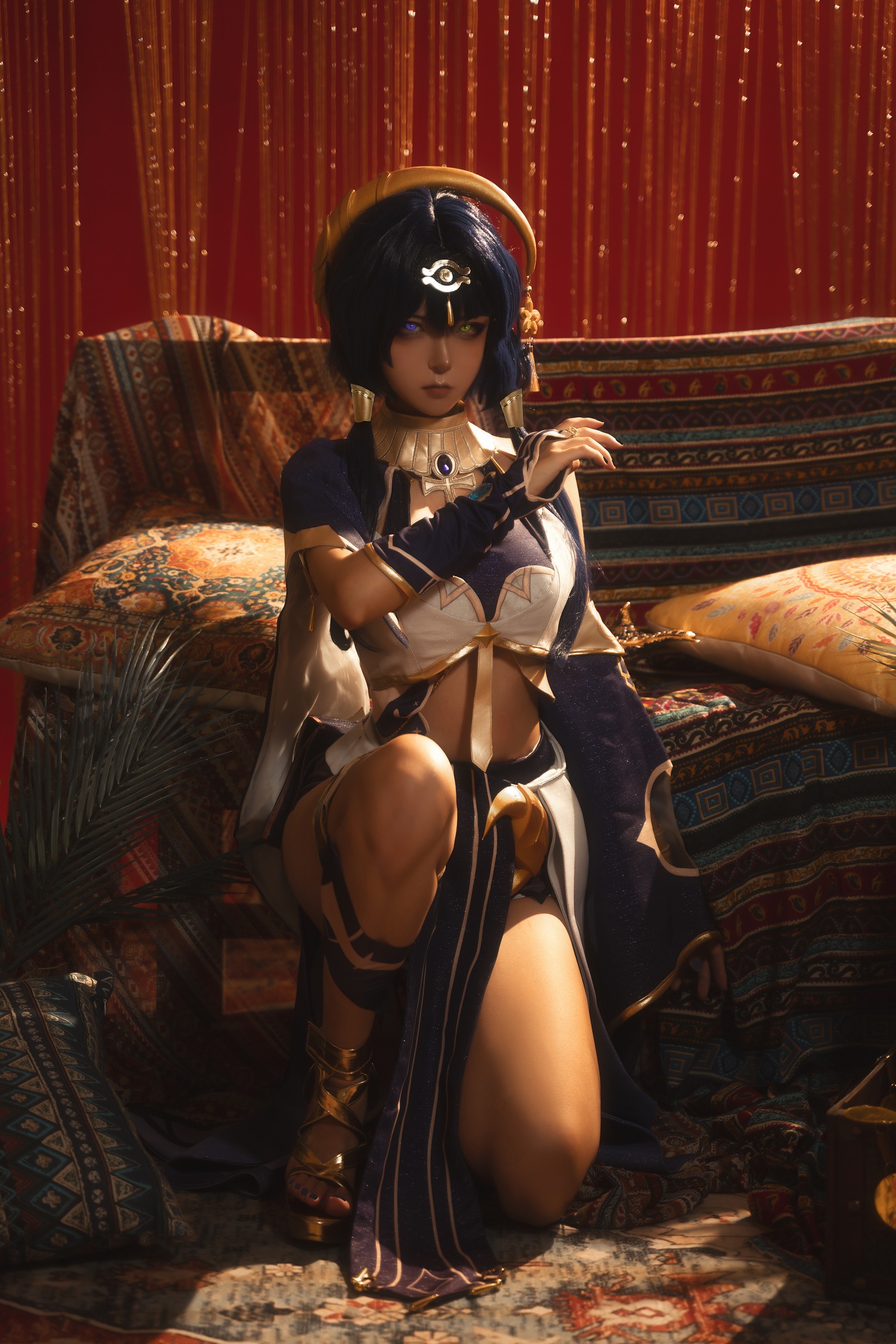 Seya-狮砸 – 原神 坎蒂丝 Candace Cosplay 高清写真（12P-142MB）插图9