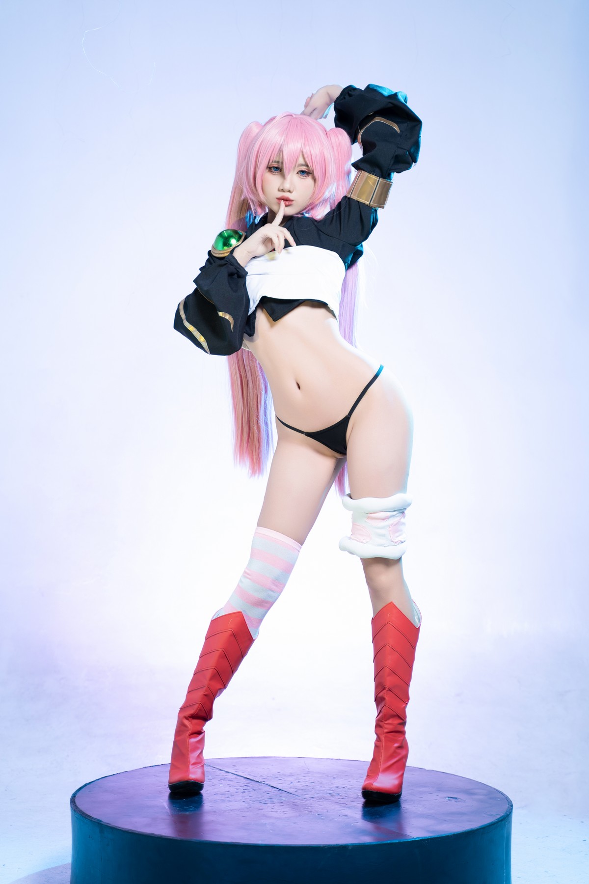 PoppaChan Milim Nava Cosplay (That Time I Got Reincarnated) – 119 Photos 8 Videos 765MB插图1