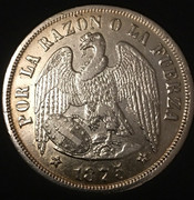 1 Peso de Chile 1875 D7-CDFD06-AB89-41-D7-AEFD-B772-BAF1330-F