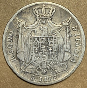 5 lire Napoléon I 1811 M A470-E297-0652-4437-8-DB1-0-FCB1-FF4-CE9-C
