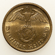 ¡Los 30! Diez reichspfennig. Alemania 1938. PAS5933
