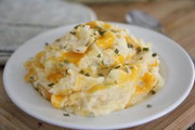 Buttermilk Mashed Potatoes with Chives and Cheddar
